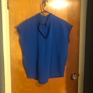 Royal blue figs rafaela scrub top-medium